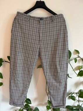 Zara Gray Plaid Men’s Pants